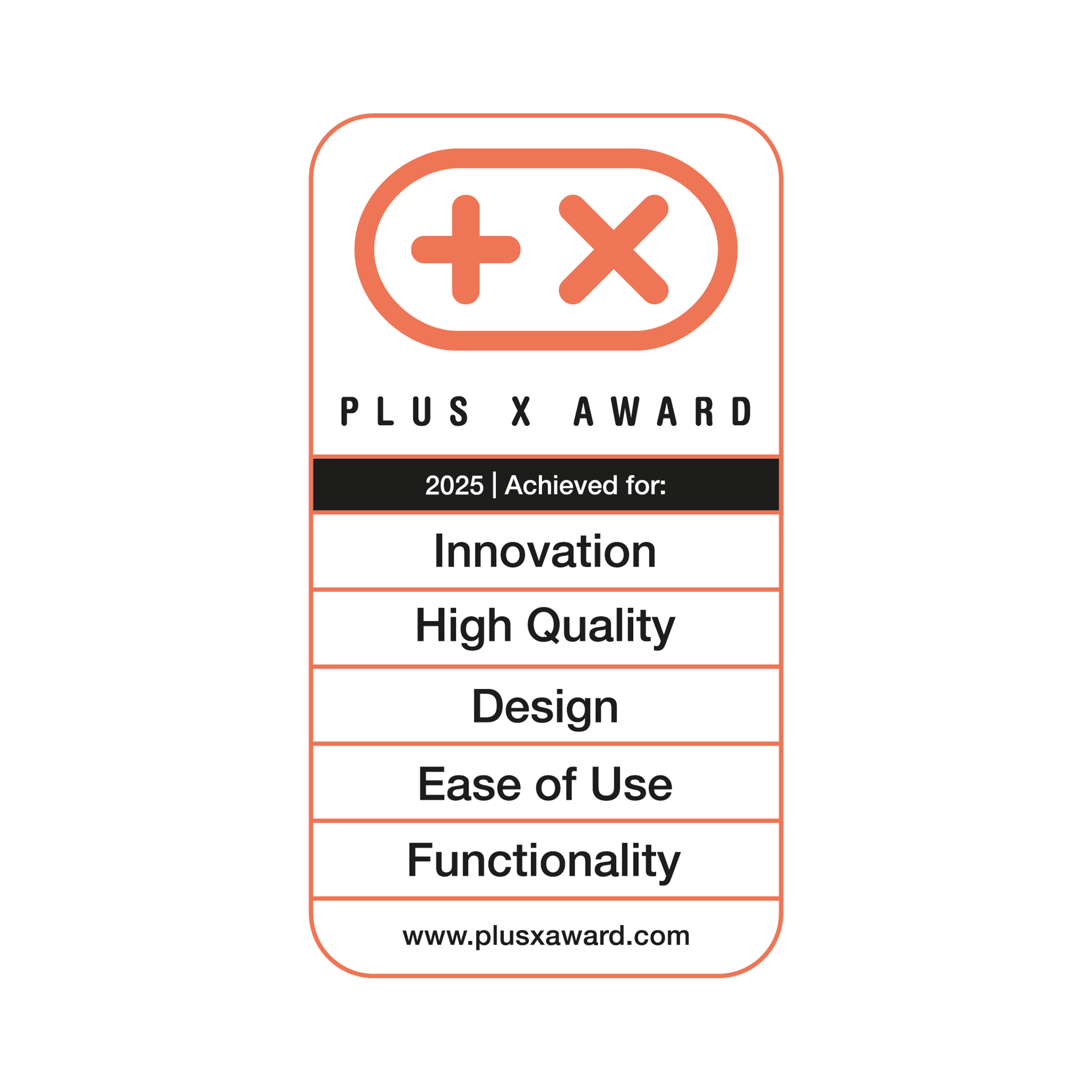 PLUS X AWARD