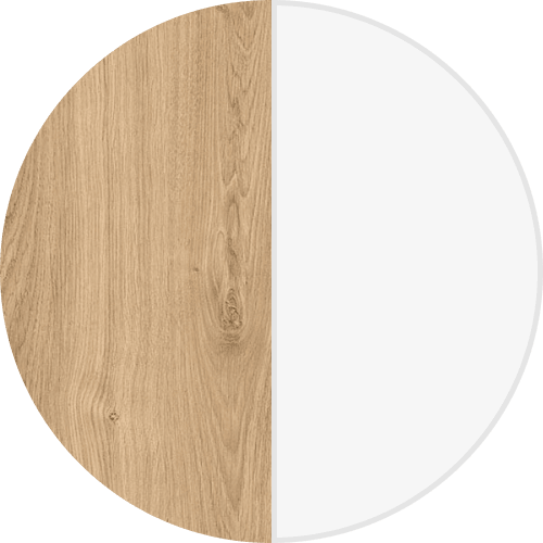 Oak + White