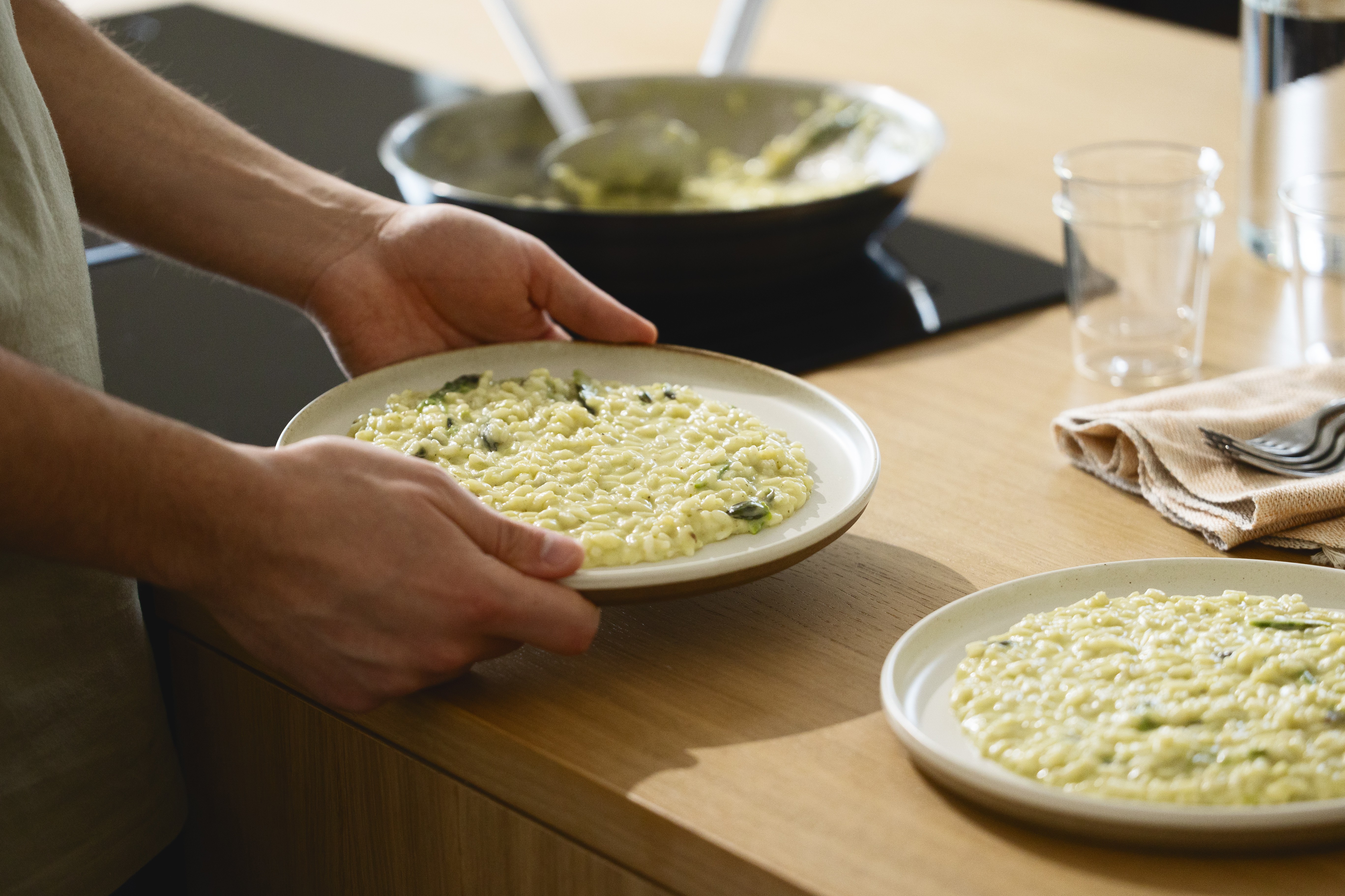 Asparagus risotto cover