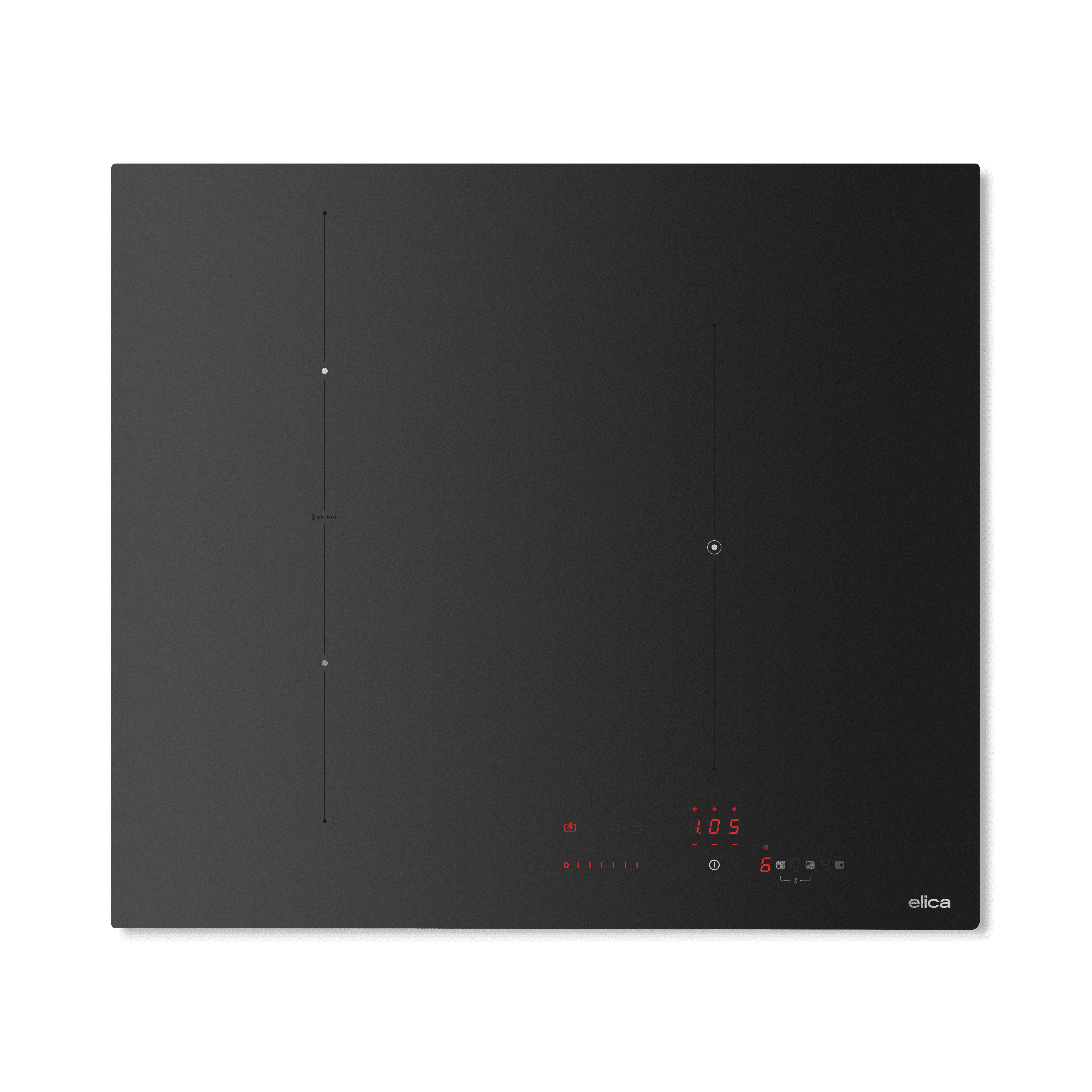 Варочные панели Индукционные варочные панели Ratio Connex 603 Plus Raw black 60 detail