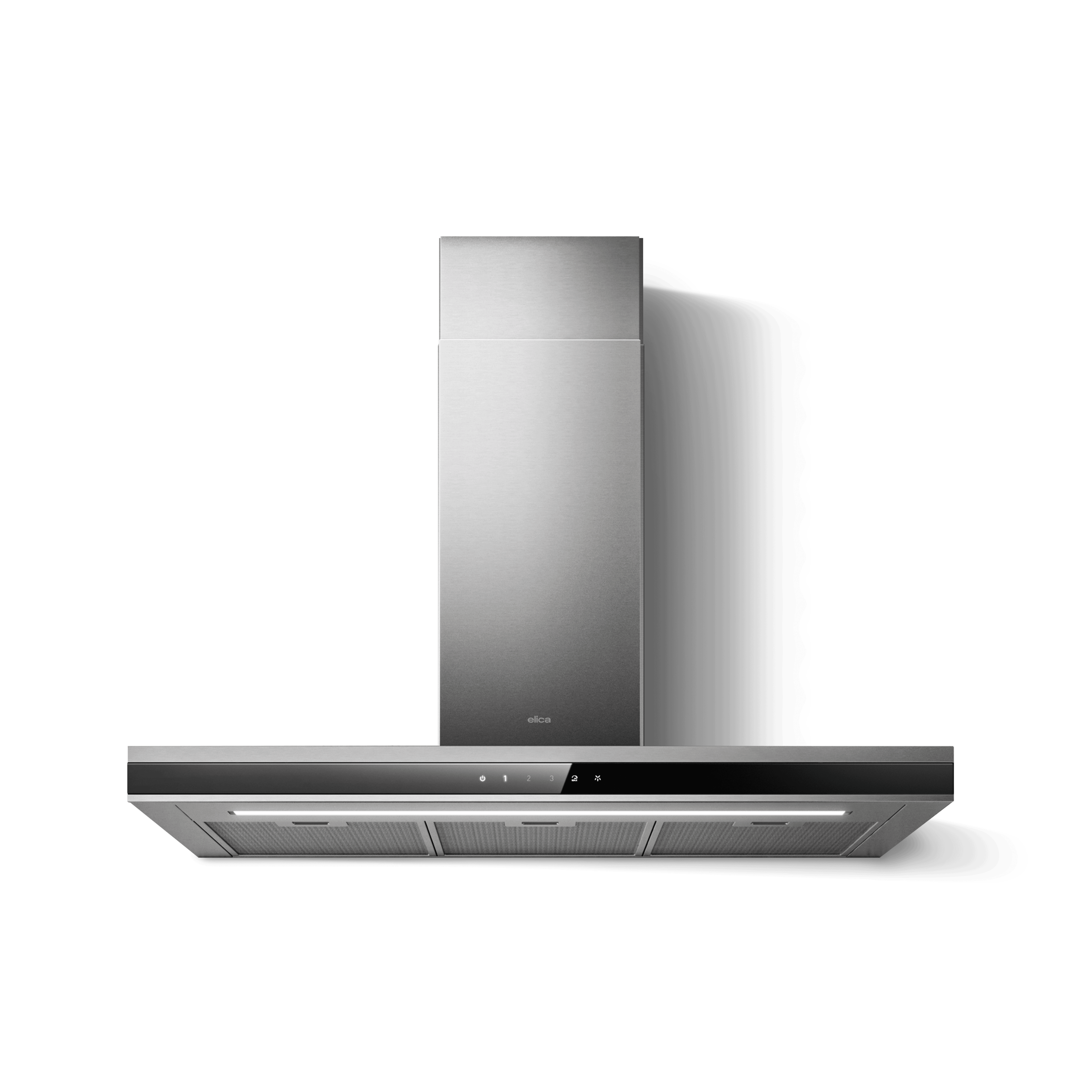 Hoods Wall-mounted cooker hoods Adéle black + inox 90 detail